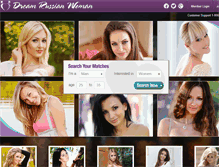 Tablet Screenshot of dreamrussianwoman.com